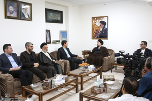 دیدار وزیر و معاونین وزارت ارتباطات با سید حسن خمینی