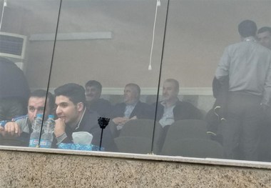 علی پروین دیدار سایپا و ماشین‌سازی از نزدیک تماشا کرد + عکس
