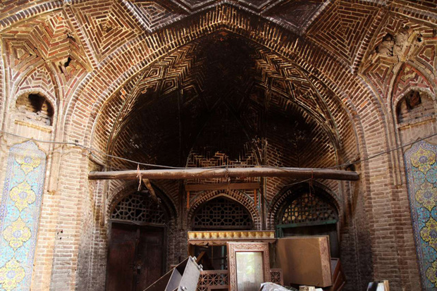 کاروانسرای گلشن قزوین، بنایی تاریخی با حالی پریشان