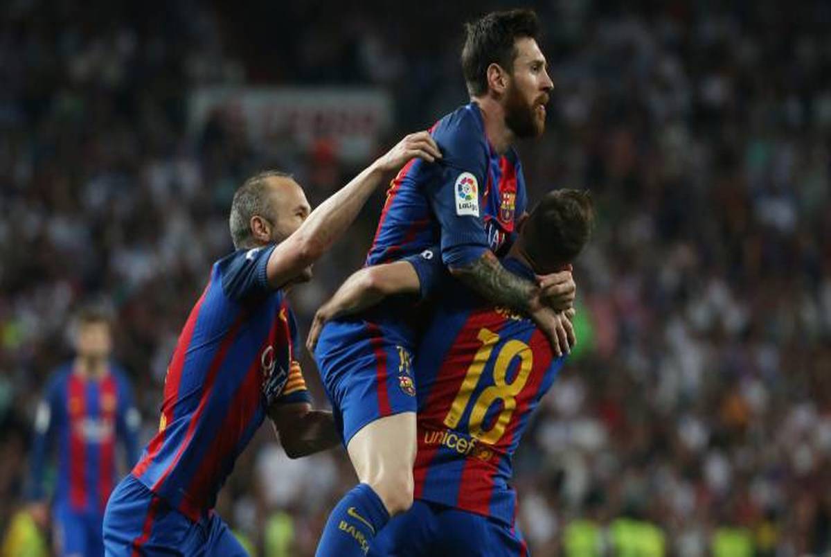 پیروزی بارسلونا در شب هت تریک ستاره آرژانتینی‌