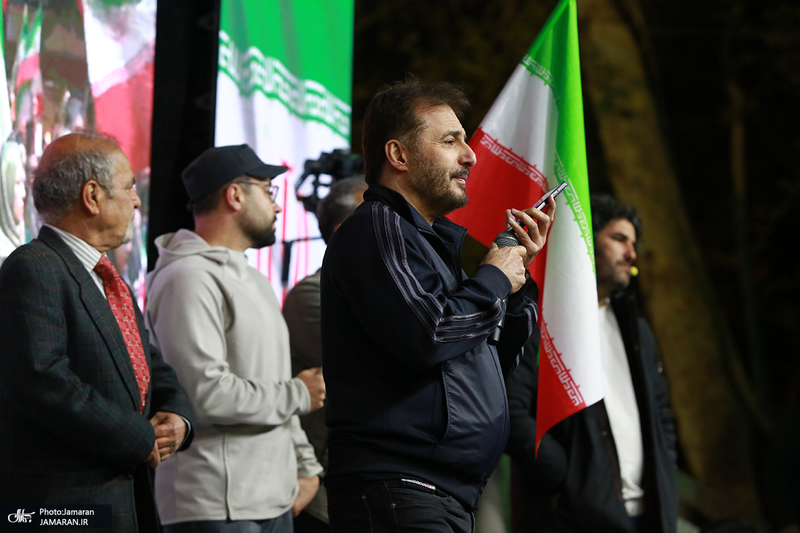 اجتماع پرشور مردم و هنرمندان در باغ فردوس