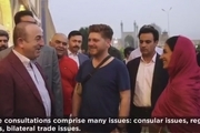 ویدیویی که وزیرخارجه ترکیه از سفرش به اصفهان منتشر کرد