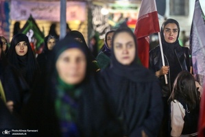 چهل و ششمین شب اجتماع پر شور مردم در میدان چهار باغ