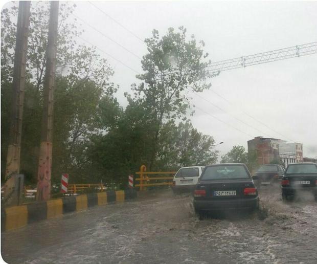 بارندگی شدید در مازندران خسارت زیادی نداشت
