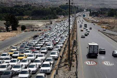 ترافیک بسیار سنگین محورهای ورودی مشهدالرضا (ع)
