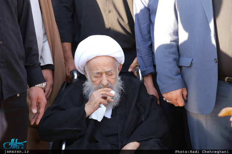 تشییع و خاکسپاری آیت الله روح الله شاه آبادی(ره)