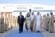 دیدار رئیس جمهور کره جنوبی با رئیس امارات در ابوظبی