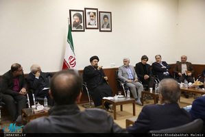 دیدار جمعی از ایثارگران اصلاح طلب بابل با سید حسن خمینی 