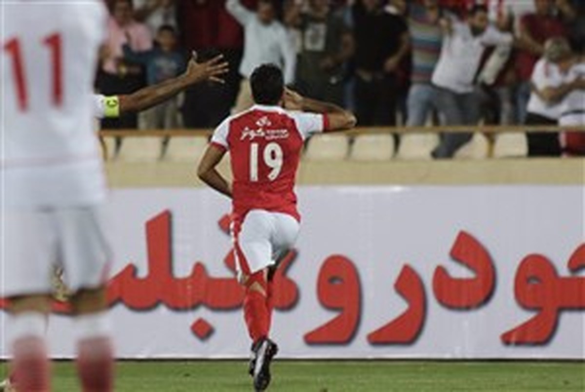 پیروزی یک نیمه ای پرسپولیس مقابل فولاد خوزستان