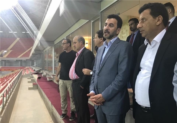 دیدار مهدی تاج از ورزشگاه کربلا +تصاویر
