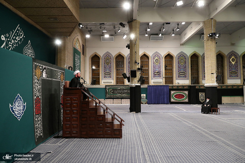 عزاداری شب شهادت حضرت زهرا (س) در حسینیه امام خمینی(ره)