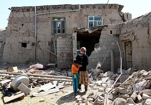 خسارت‌های مالی زلزله به روستاهای اطراف بجنورد تشکیل ستاد بحران در خراسان شمالی