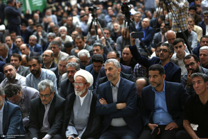 مراسم تجدیدمیثاق دانشگاهیان با آرمان‌های امام خمینی (س)