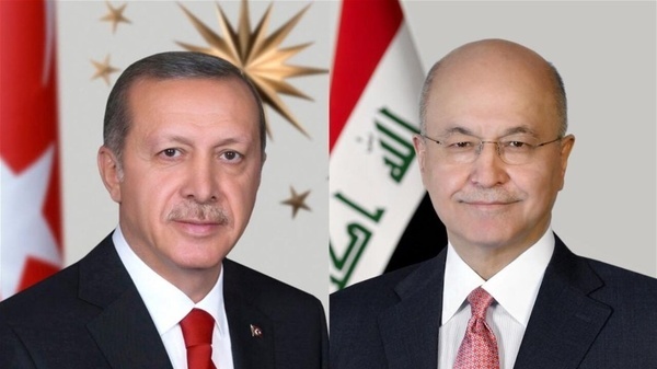 تماس رئیس‌جمهوری ترکیه با همتای عراقی خود