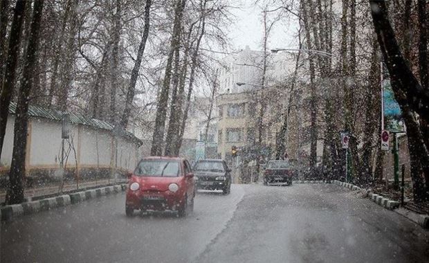 کاهش دما، بارش باران و برف در استان تهران پیش بینی می شود