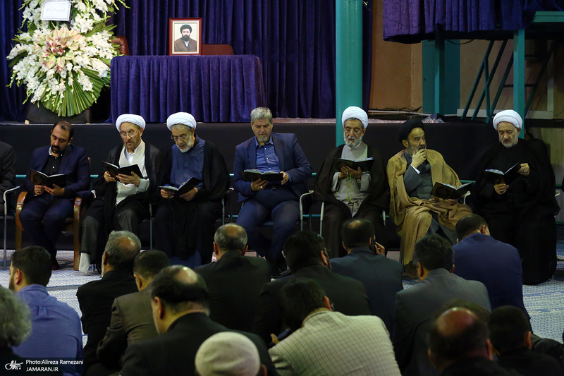 مراسم بزرگداشت آیت الله حسن صانعی (ره) در حسینیه جماران -2