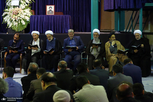 مراسم بزرگداشت آیت الله حسن صانعی (ره) در حسینیه جماران -2