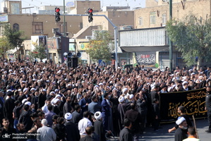 دسته عزاداری شهادت امام عسکری(ع) با حضور آیت العظمی وحید خراسانی