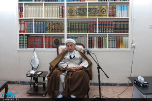 دیدار اعضای موسسه تنظیم و نشر آثار امام خمینی(س) نمایندگی قم با جمعی از مراجع و علما