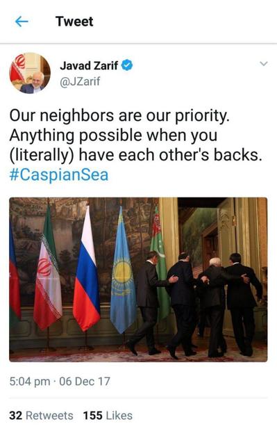 ظریف: همسایگان در اولویت ما هستند 
