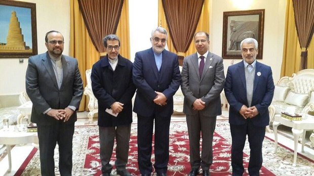 دیدار هیأت پارلمانی ایران با رئیس مجلس عراق