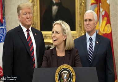 استعفای غیرمنتظره وزیر امنیت داخلی آمریکا به دلیل اختلاف با ترامپ

