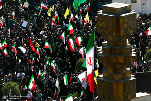 مراسم چهلمین روز شهادت مقام معظم رهبری (ره)
