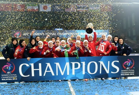 همگروهی تیم ملی فوتسال بانوان با ازبکستان و ترکمنستان
