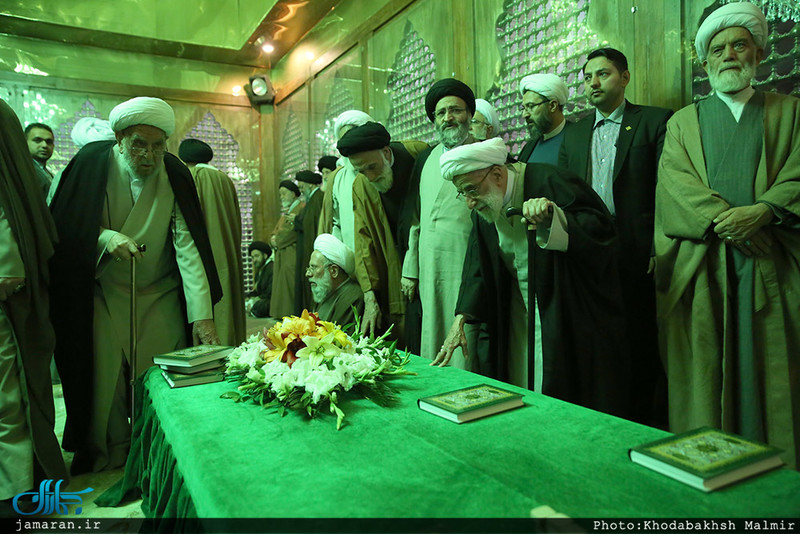 تجدید میثاق هیأت رئیسه و اعضای مجلس خبرگان رهبری با آرمان های امام خمینی(س)