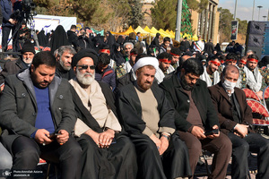 گلباران محل جلوس امام خمینی (س) در بهشت زهرا (س)