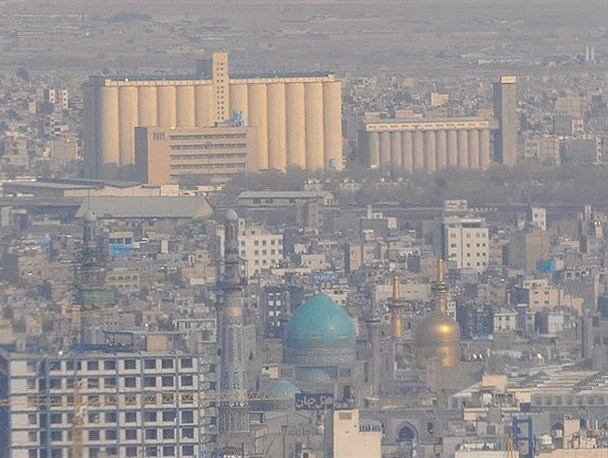 وضعیت هشدار برای کیفیت آلودگی هوای مشهد