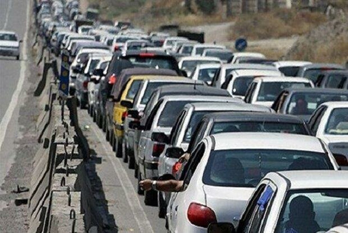 ترافیک نیمه سنگین در آزادراه قزوین_کرج_تهران