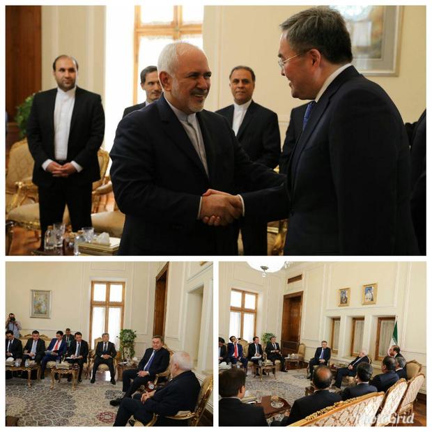 دیدار ظریف و معاون اول وزیر امور خارجه قزاقستان 