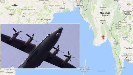 بخش هایی از لاشه هواپیمای ناپدیدشده میانمار پیدا شد