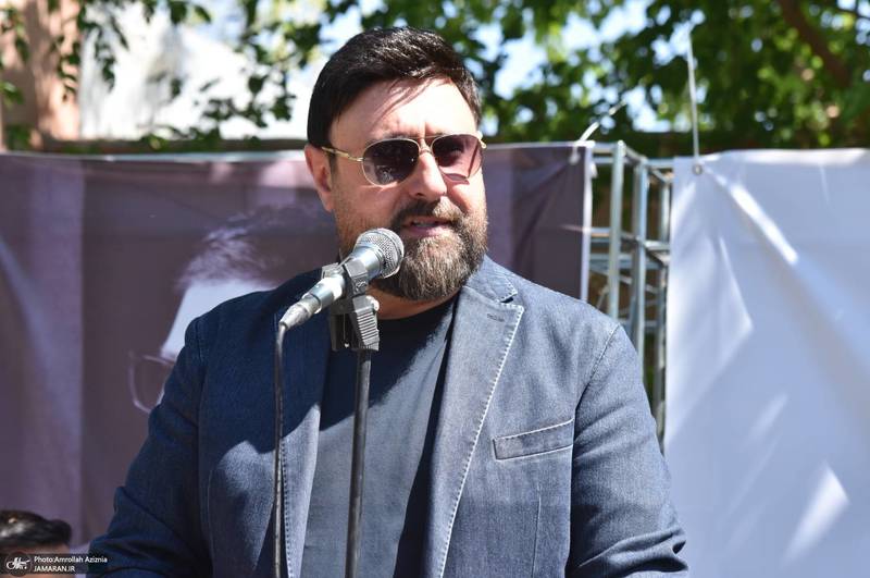 مراسم چهلمین روز درگذشت حمید هیراد در بهشت زهرا