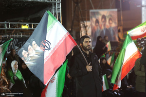 چهل و چهارمین شب اجتماع پرشور مردم در صادقیه