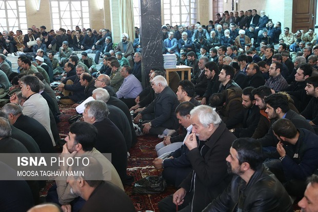 مراسم بزرگداشت ارتحال آیت الله هاشمی رفسنجانی در اردبیل برگزار شد