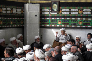 مراسم عزاداری شهادت حضرت امام حسن عسکری(ع) در دفتر آیت الله العظمی صانعی