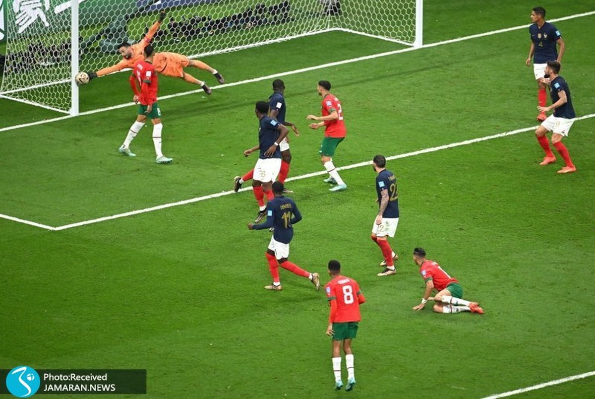 مراکش از داور بازی با فرانسه شکایت کرد