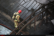آتش‌سوزی در کارخانه قند همدان