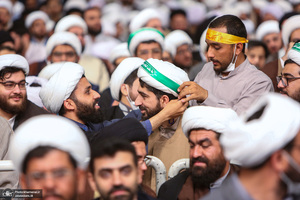 دیدار جمعی از مبلغان و طلاب حوزه‌های علمیه سراسر کشور با رهبر معظم انقلاب