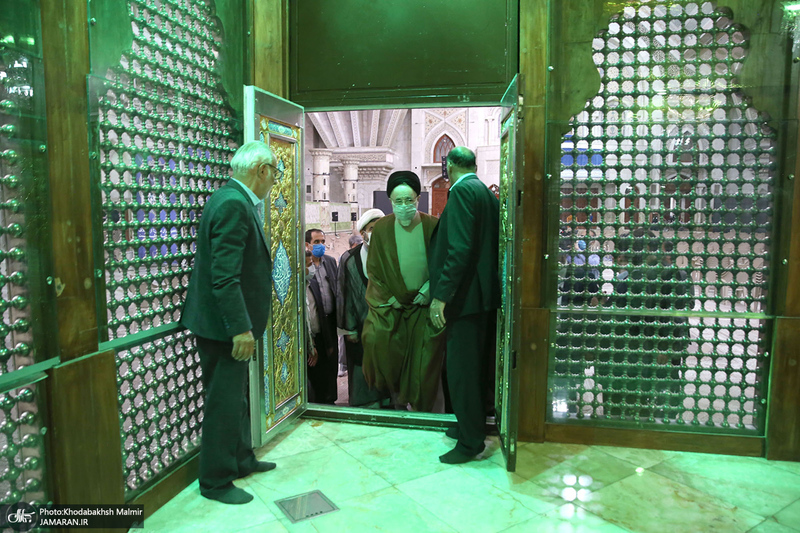 حضور سید محمد خاتمی در حرم مطهر امام‎ خمینی (س)