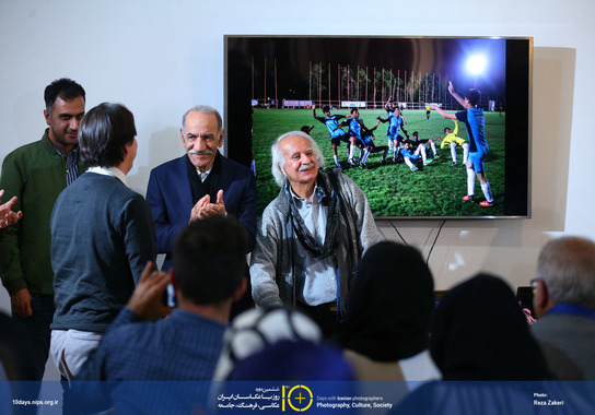 محمد گلجامجو در ششمین دوره «ده روز با عکاسان ایران»  عکس رضا ذاکری (3)
