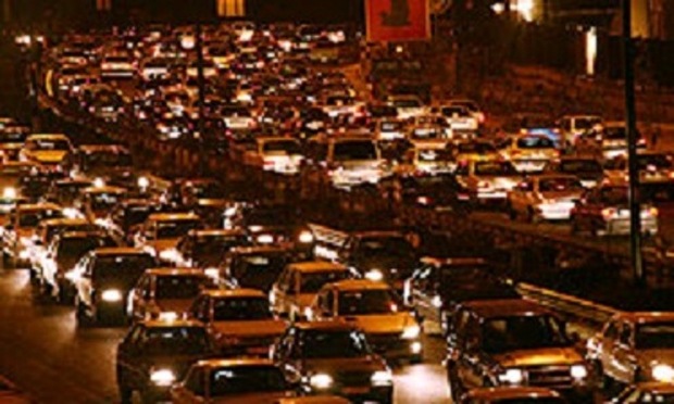 ترافیک در راه های البرز سنگین است