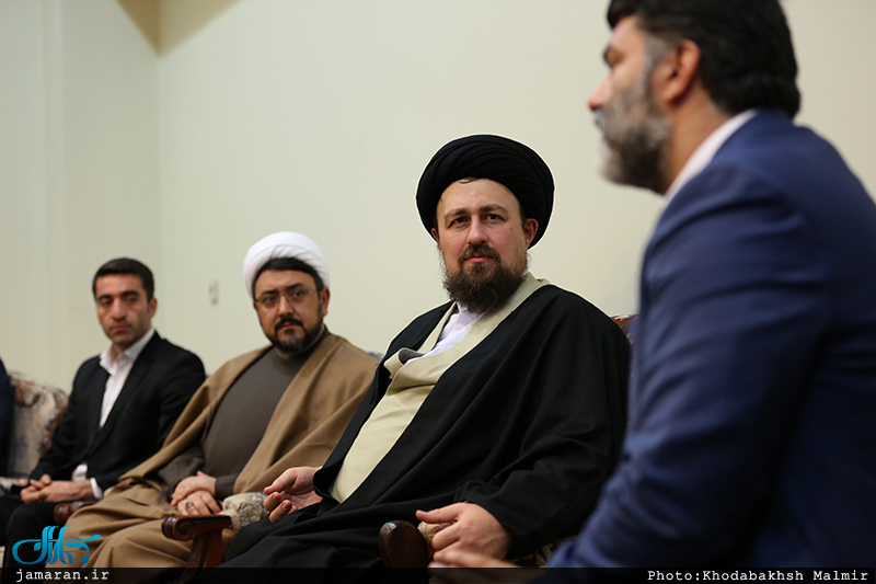 دیدارجمعی از اعضای کمیته مستقل پرثوا و پیشکسوتان با سید حسن خمینی