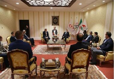 دیدار دکتر صالحی امیری با رئیس فدراسیون کشتی صربستان
