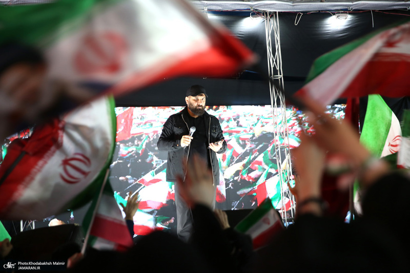 چهل و چهارمین شب اجتماع پرشور مردم در صادقیه