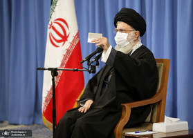 دیدار خانواده شهید حاج قاسم سلیمانی و دست‌اندرکاران مراسم سالگرد ایشان با رهبر معظم انقلاب