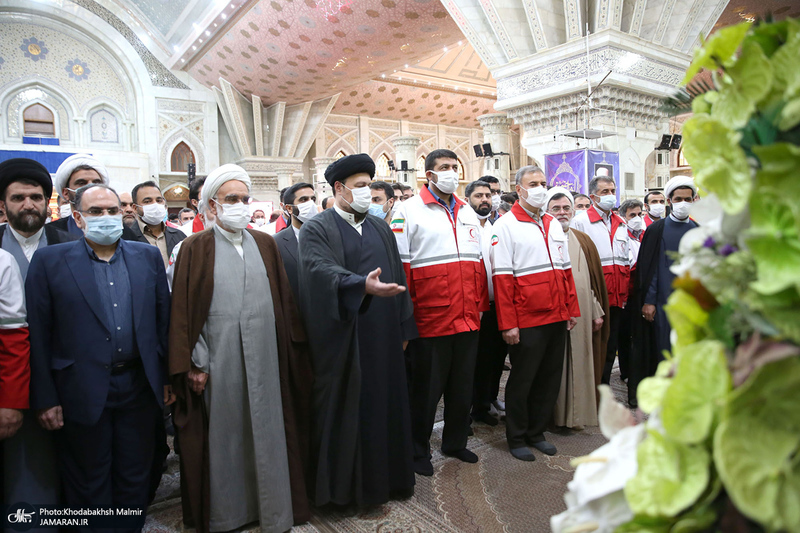 تجدید میثاق اعضا و مسئولان هلال‌احمر با آرمان‌های امام خمینی (س)