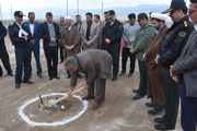 ساخت بنای جدید ستاد انتظامی بهاباد آغاز شد